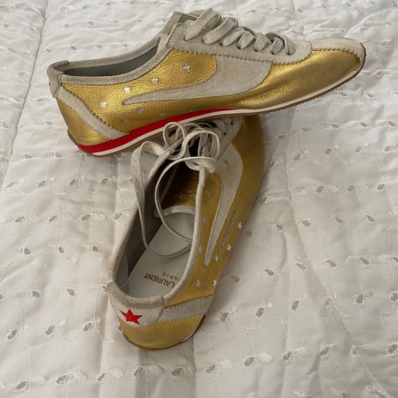 Authentic Saint Laurent Distressed Sneakers - Picture 5 of 7